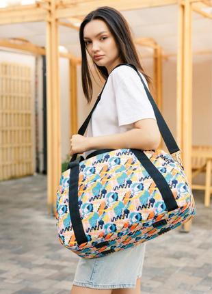 Спортивна сумка sambag vogue принт "abstract"