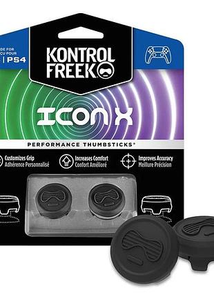 Набор накладок thumb grips kontrolfreek icon x black ps4/ps5