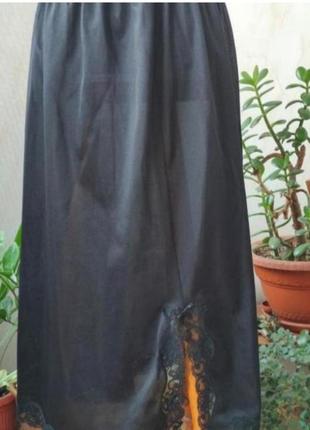 Юбка миди в бельевом стиле, юбка нижняя.6 фото
