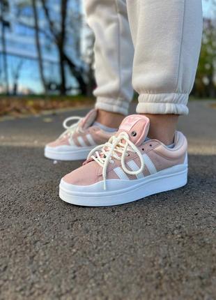 Женские кроссовки campus bad bunny pink2 фото