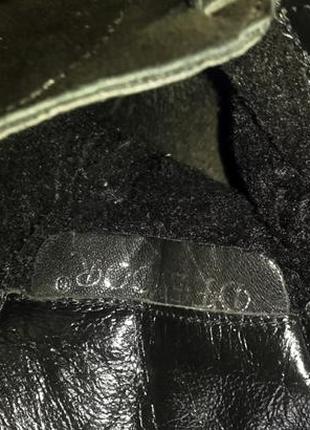 Шкіряні чоботи сапожки натуральні deenor всередені з утеплювачем4 фото