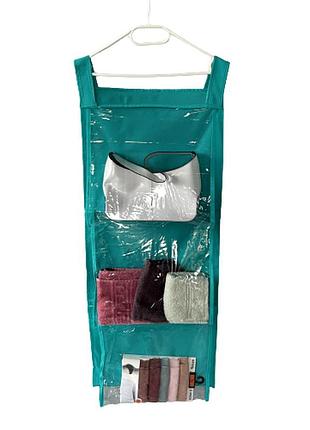 Кофр підвісний для зберігання сумок l (лазур)