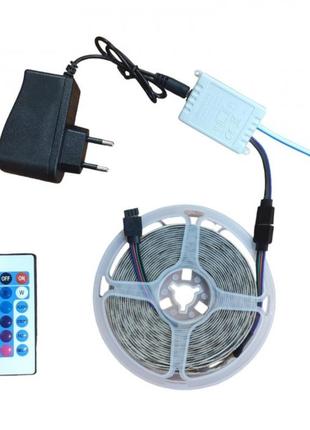 Стрічка світлодіодна rgb 3528 5 метрів — повний комплект 12v r_165