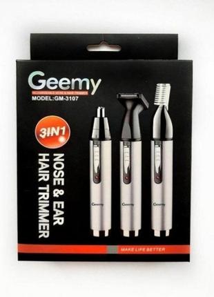 Триммер для носа ушей висков и шеи geemy gm 3107 r_199