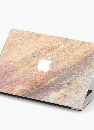 Чохол пластиковий macbook air 13,6 m2 (a2681) мрамор (marble) макбук про case hard cover матово-білий