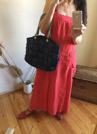 Жіноча літня плетена сумка3 фото