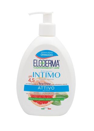 Крем-мыло для интимной гигиены eloderma active 300 мл1 фото