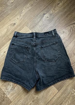 Графітові джинсові шорти4 фото