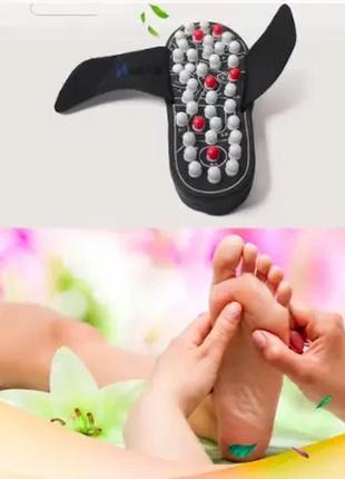 Масажні рефлекторні капці для ніг massage slipper 36-45 розміри