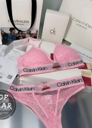 Женский комплект белья calvin klein love оригинал