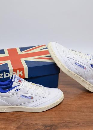 Reebok club c mid ii vintage кожаные кроссовки оригинал