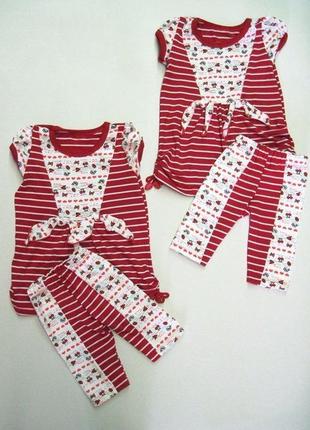 Літній костюм для дівчинки 3-4 рочки зріст 98-104 см розмір 30