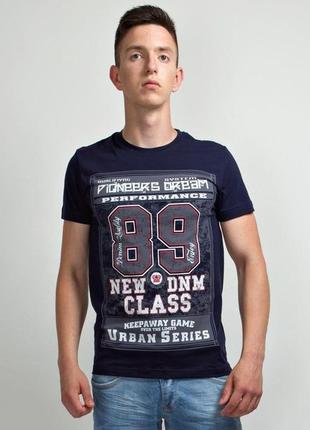 Футболка daniel and jones 2188 темно-синя