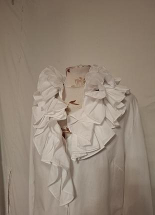 Рубашка с интересным воротником жебо в готическом стиле готика панк аниме лолита6 фото