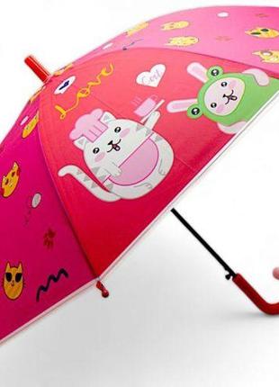 Парасолька (довжина - 66 см, діаметр - 80 см) червона