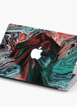 Чехол пластиковый для apple macbook pro / air масляная живопись (oil painting) макбук про case hard cover матово-білий