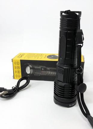 Фонарик походный ручной pld-h007, ручной фонарик led, сильный фонарик, сверхмощный...