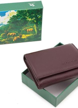 Жіночий гаманець зі шкіри marco coverna mc-6055-5 (jz6676) коричневий5 фото