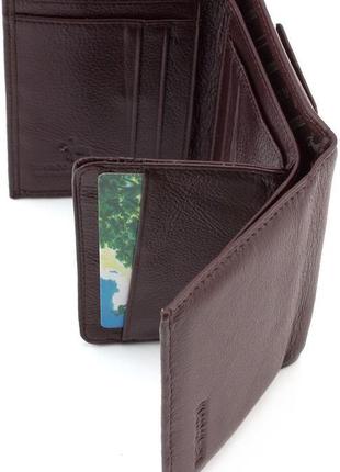 Жіночий гаманець зі шкіри marco coverna mc-6055-5 (jz6676) коричневий4 фото