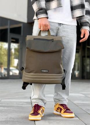 Чоловічий рюкзак sambag rene balance хакі5 фото