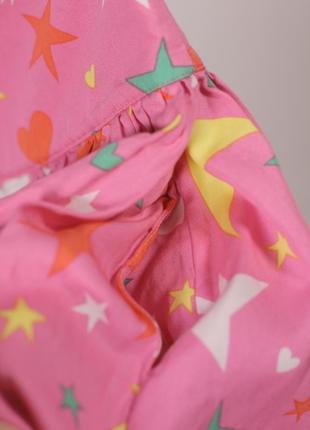 Розовая юбка со звездным принтом stella mccartney kids3 фото