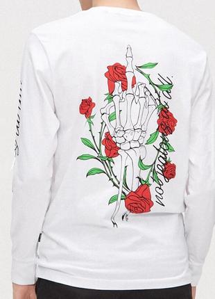 Білий лонгслів cropp