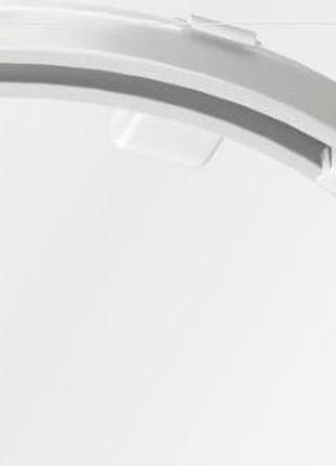 Карниз для штор з вигином (поворотами) профіль ks білий, гнутий2 фото