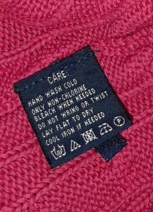 💝2+1=4 брендовый насыщенно-розовый женский свитер ralph lauren, размер 46 - 484 фото