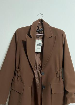 Пиджак dilvin туреченица новый с-м коричневый