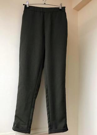 Класичні штани/брюки з лампасами жіночі (обмін)2 фото