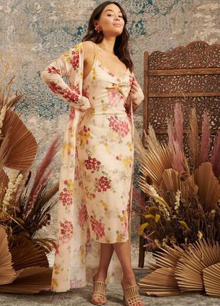 Распродажа костюм hope & ivy комплект asos платье + накидка2 фото
