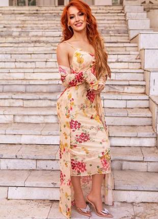 Распродажа костюм hope & ivy комплект asos платье + накидка6 фото