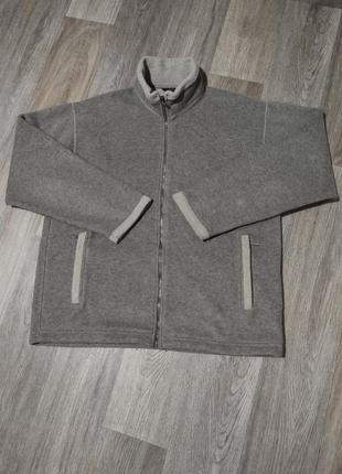 Чоловіча тепла куртка-толстовка/marks and spencer/флісова куртка/ чоловічий одяг/фліска