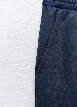 Синій плюшевий костюм спорт zara оверсайз вінтаж варений10 фото
