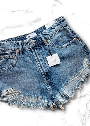 Шорты джинсовые zara