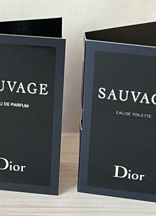 Оригінальні пробники dior sauvage