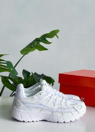 Кроссовки nike p-6000 white3 фото