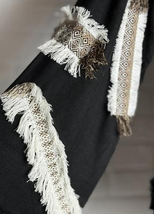 Льняне кімоно - вишиванка simmishop.handmade one size s - l