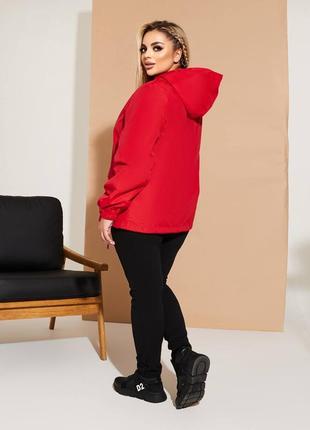 Стильна вітровка на підкладці супербатал, батал,норма8 фото