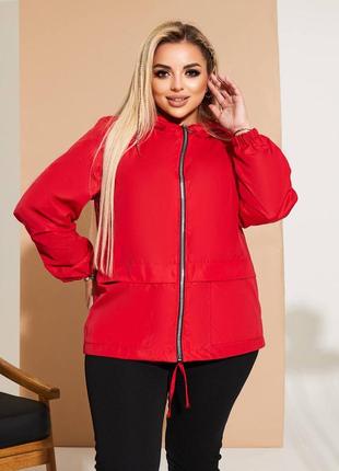 Стильна вітровка на підкладці супербатал, батал,норма10 фото