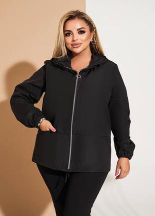 Стильна вітровка на підкладці супербатал, батал,норма2 фото