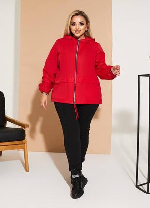 Стильна вітровка на підкладці супербатал, батал,норма9 фото