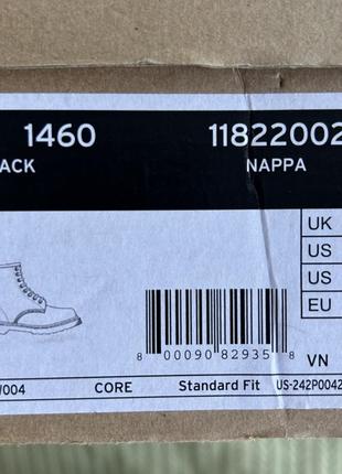 Dr. martens 1460 black nappa оригинал9 фото