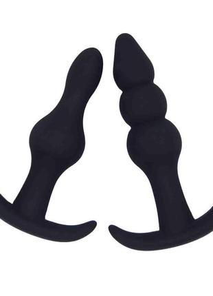 Анальна втулка силіконова 9 см - candy luxe (різні кольори)