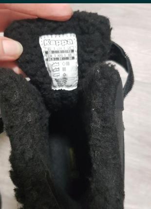 Зимові термочобітуи черевики kappa 31-32 розмір7 фото