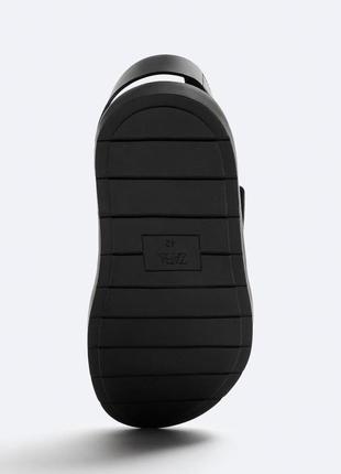 Кожаные сандалии босоножки сагдалии на липучках