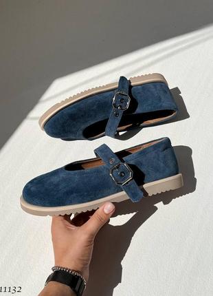 Балетки barefoot
цвет: джинс
натуральная замша