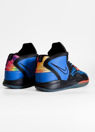 Nike kyrie infinity gets groovy with tie-dye чоловічі кросівки висока якість багато розмірів, приємні  в носінні5 фото