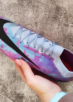 Футбольные бутсы гибриды nike air zoom mercurial vapor xiv sg буцы копы для футбола найк с железными шипами3 фото