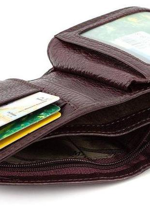 Шкіряний гаманець для жінок marco coverna mc-213b-8 (jz6573) коричневий6 фото